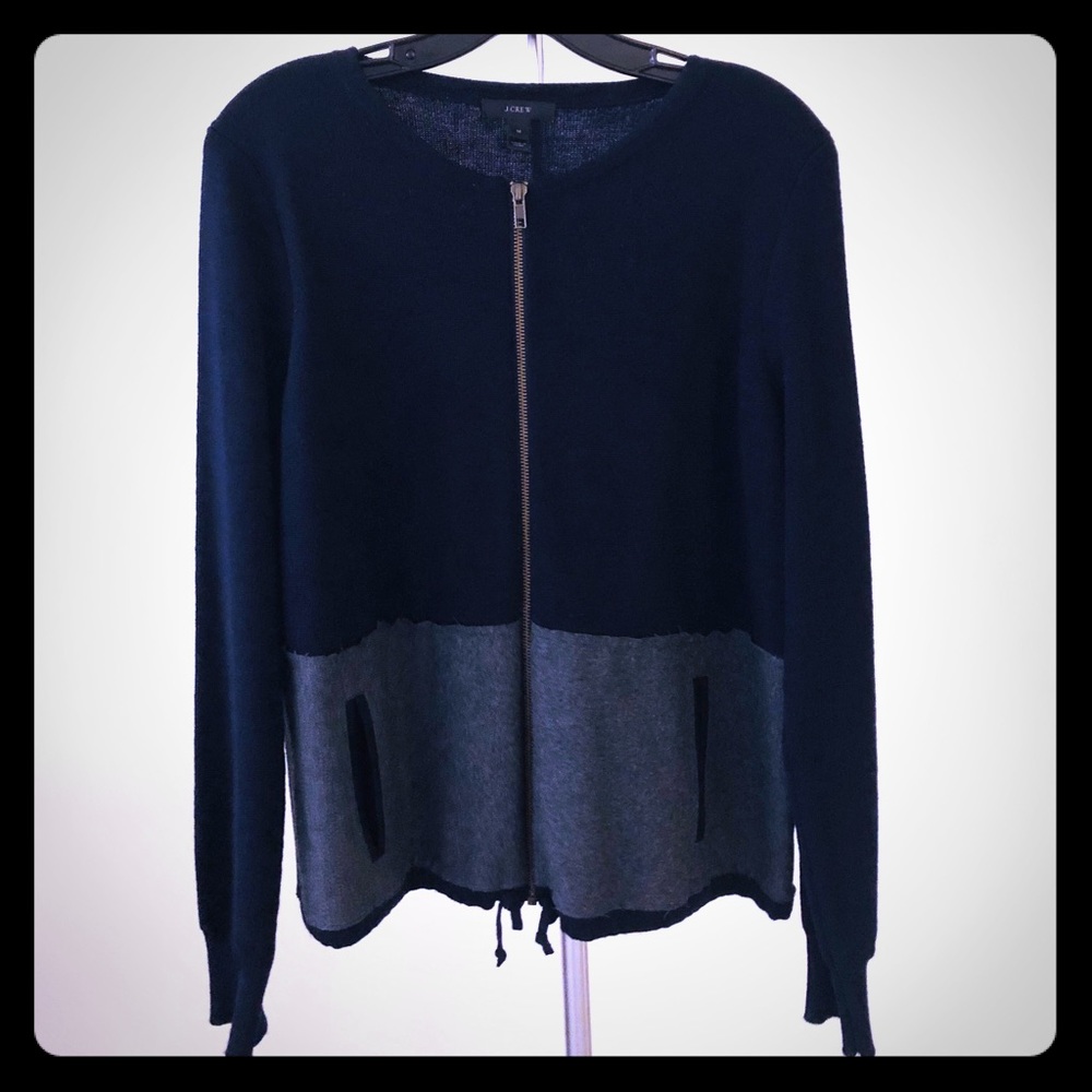 J. CREW - Knit Zip-up Jacket